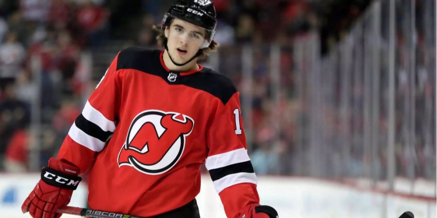 Nico Hischier (im Dress der New Jersey Devils) verpasst die WM.