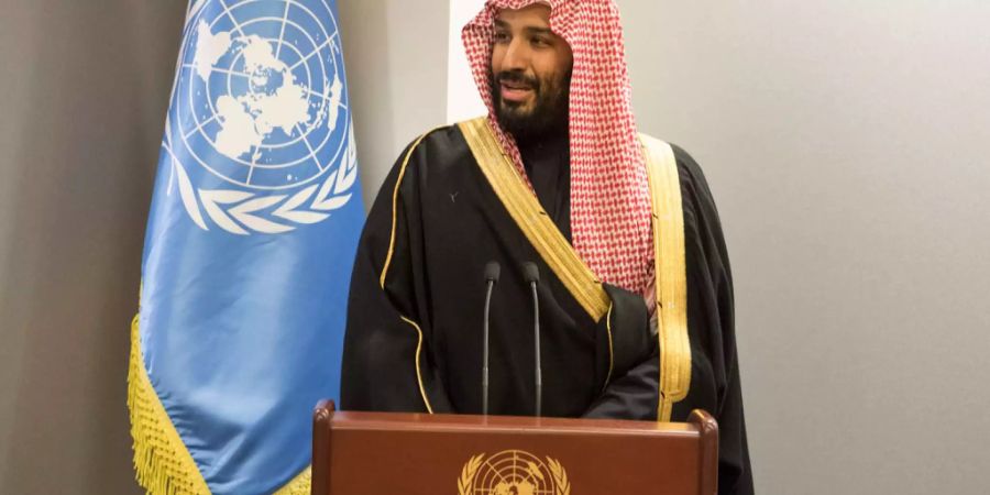 Mohammed bin Salman spricht an einer UNO-Zeremonie (Archivbild)