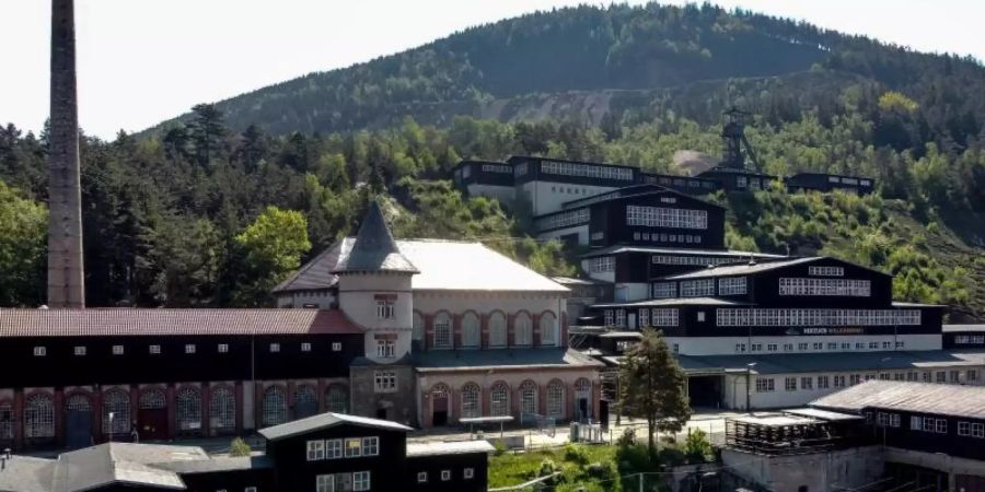 Blick auf das UNESCO-Weltkulturerbe Besucherbergwerk Rammelsberg. Foto: Swen Pförtner/dpa