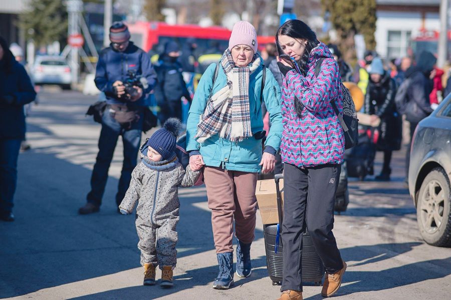 Ukrainische Familie