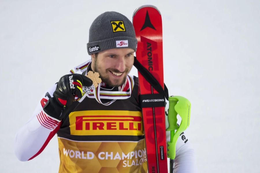 Marcel Hirscher an der WM in Are.