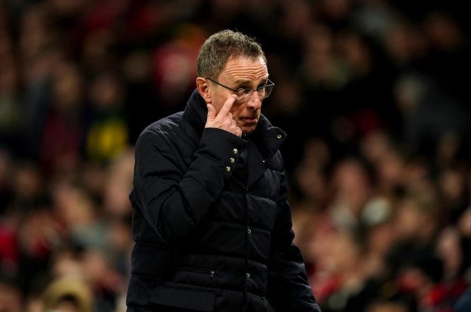 Ralf Rangnick während des Spiels gegen Atlético Madrid. Ralf Rangnick