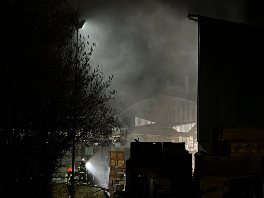 Das Feuer ereignete sich am Freitag.