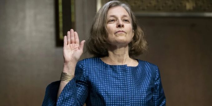Sarah Bloom Raskin hat ihre Kandidatur zurückgezogen. USA