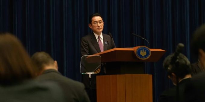 Japans Regierungschef Fumio Kishida Japans Regierungschef Fumio Kishida