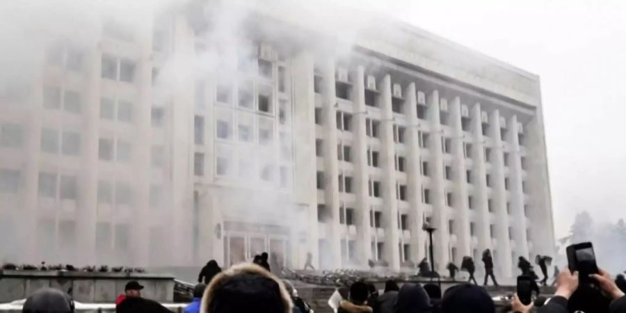 Proteste in Kasachstans grösster Stadt Almaty