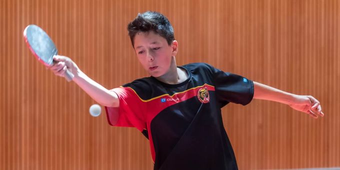 Oscar Lamon vom TTC Bern. Oscar Lamon vom TTC Bern.