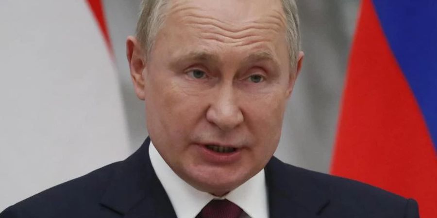 Wladimir Putin wirft dem Westen vor, in der aktuellen Krise Russlands Sicherheitsinteressen zu ignorieren. Foto: Yuri Kochetkov/Pool EPA/AP/dpa