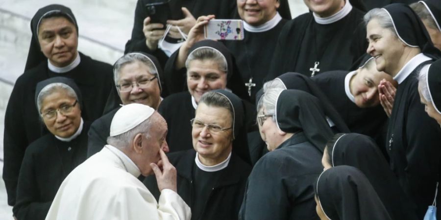 Papst Franziskus setzt sich für die Rechte der Nonnen ein. (Archivbild)