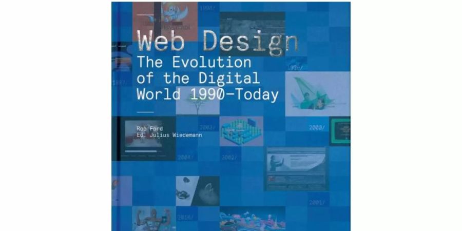 Cover des Buches «Web Design. The Evolution of the Digital World 1990 - Today» von Julius Wiedemann (Herausgeber) und Rob Ford (Autor). Das Buch erscheint im Taschen-Verlag. Foto: --/Taschen-Verlag/dpa
