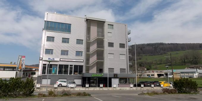 Das Glashaus in Reinach. Das Glashaus in Reinach.