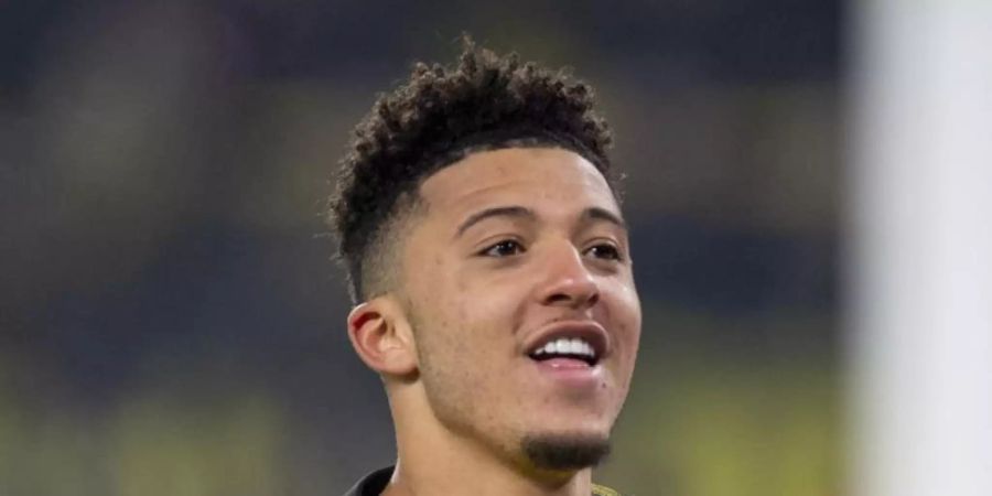 Dortmunds Jadon Sancho ist aktuell Top-Scorer der Bundesliga. Foto: David Inderlied/dpa