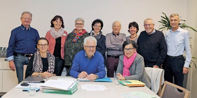 Die Mitglieder der Kommission für Altersfragen an der Sitzung vom Dezember. Kommission für Altersfragen