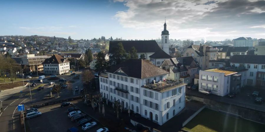 Die Stadt Wohlen im Kanton Aargau.