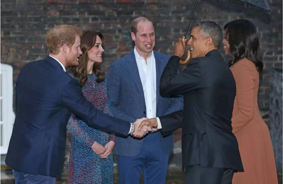 Die königliche Familie ist befreundet mit den Obamas.