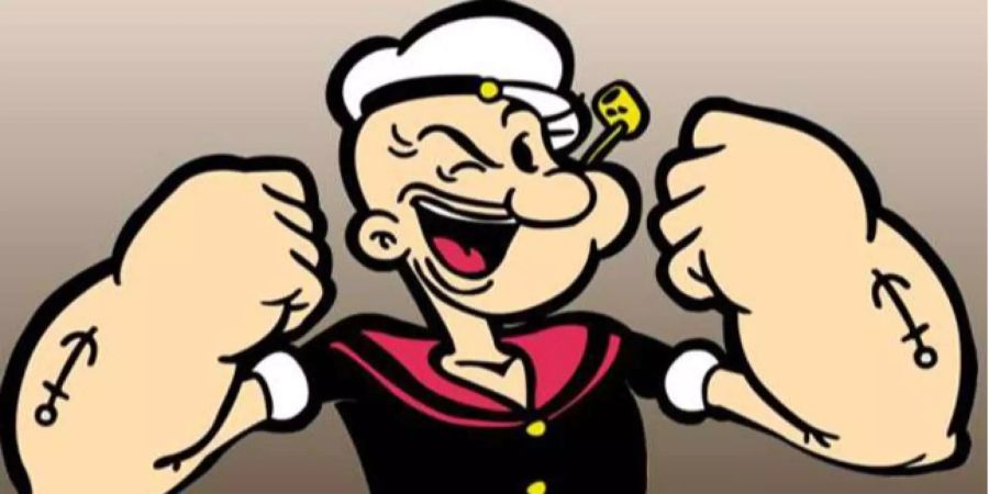 Der Polizist verkleidete sich als Popeye.