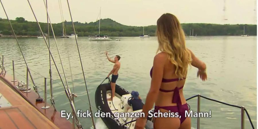 Mittelfinger für die Konkurrenten: Thomas legt einen stillosen Abgang hin.