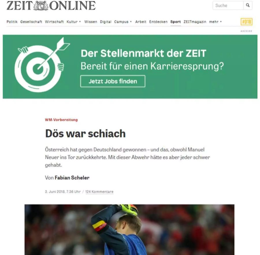 Die «Zeit» mit einem klaren Verdikt.