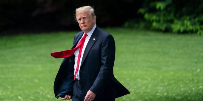 Hatte keine Freude an der Protestaktion: US-Präsident Donald Trump. Hatte keine Freude an der Protestaktion: US-Präsident Donald Trump.