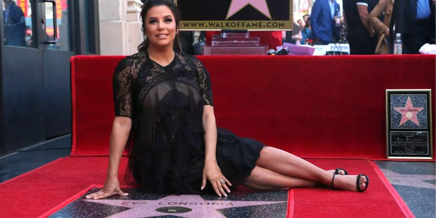 Eva Longoria enthüllte ihren Stern auf dem «Walk of Fame» in Hollywood.