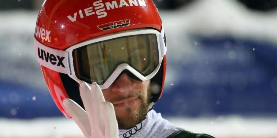 Legt eine kleine Pause ein: Skispringer Markus Eisenbichler. Foto: Karl-Josef Hildenbrand