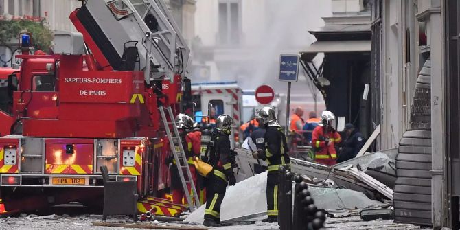 Explosion in Paris.