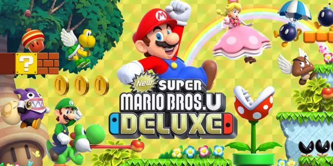 Die Cover Art von New Super Mario Bros. U Deluxe.