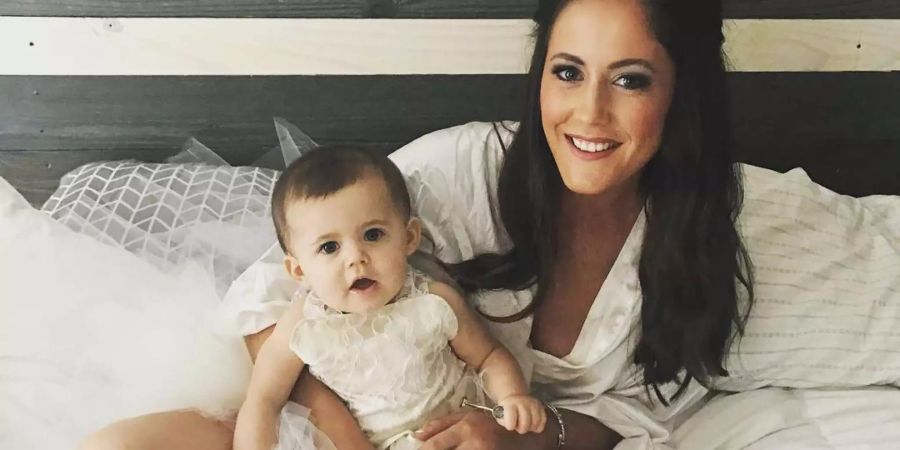 Jenelle Evans mit ihrem einjährigen Töchterchen Ensley.
