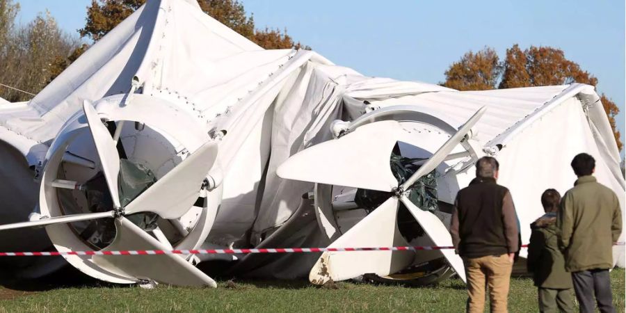 Der «Airlander» ist unsanft gelandet.