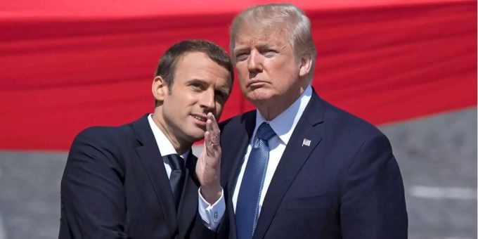 Der französische Präsident Emmanuel Macron stellt sich gegen Trump, wenn es um die Anerkennung Jerusalems als Israels Hauptstadt geht. Der französische Präsident Emmanuel Macron stellt sich gegen Trump, wenn es um die Anerkennung Jerusalems als Israels Hauptstadt geht.