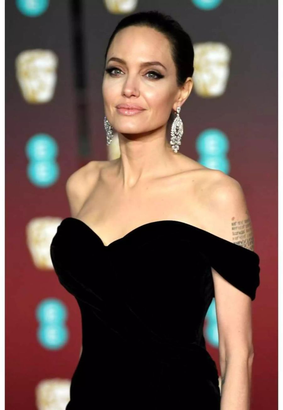 Angelina Jolie 2018 an den 71. Britischen Academy Film Awards in London.