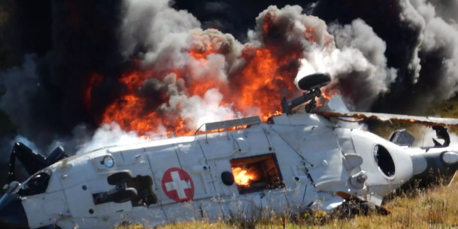 Der Absturz des Super-Pumas auf dem Gotthard.