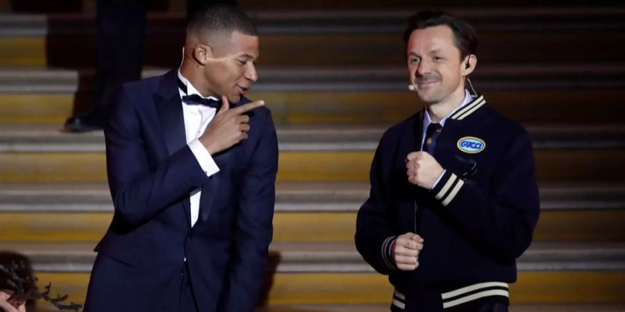 Der französische DJ Martin Solveig (rechts) mit dem französischen Nati-Spieler Kylian Mbappé. Hier lacht er noch.