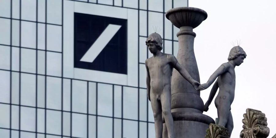 Das Hauptgebäude der Deutschen Bank.