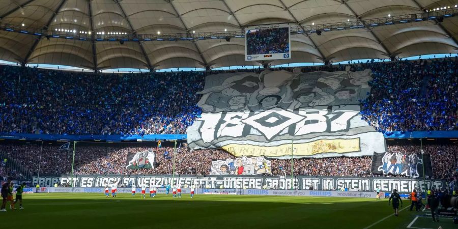 Die Fans des Hamburger SV.