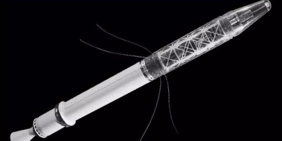 Explorer 1, der erste US-Satellit im All.