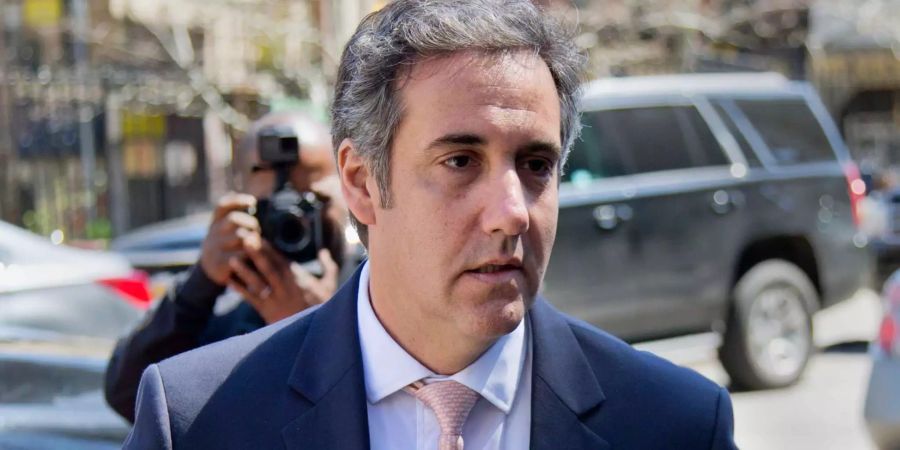 Michael Cohen, früherer Anwalt des US-Präsidenten Trump, kommt zum Bundesgerichtsgebäude.