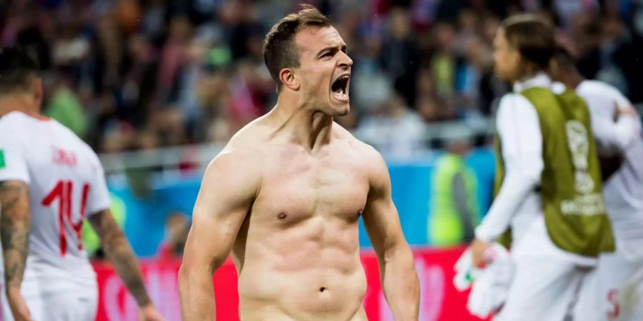 Doofe Aktion von Xherdan Shaqiri.