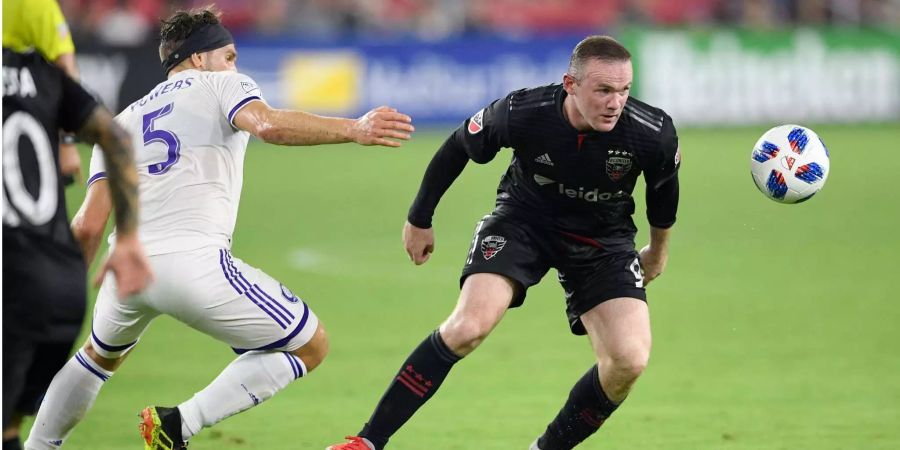 Wayne Rooney (r.) im Trikot der D.C. United.