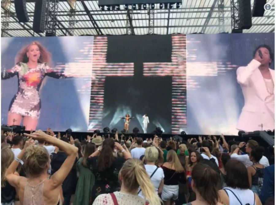 Rund 40'000 Fans waren an das Konzert der beiden Superstars gekommen.