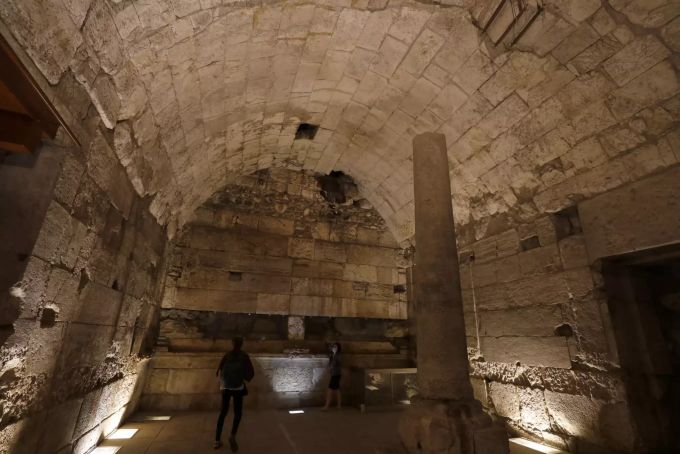Das Gebäude ist rund 2000 Jahre alt. Israel TEmpel