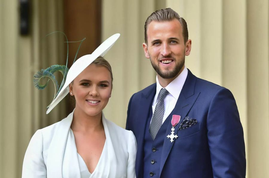 Mittlerweile sind Harry Kane und seine Kate ein Ehepaar und Eltern.