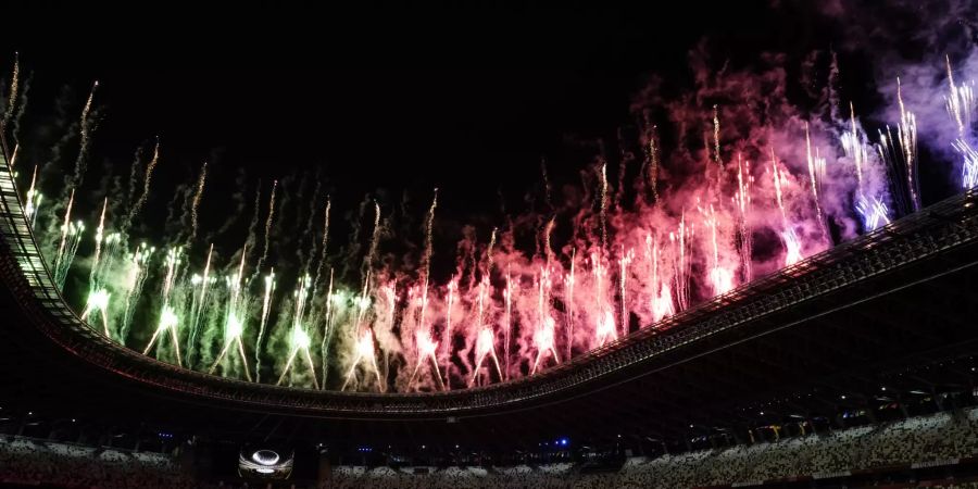 Mit einem Feuerwerk beginnt Olympia 2021 in Tokio.