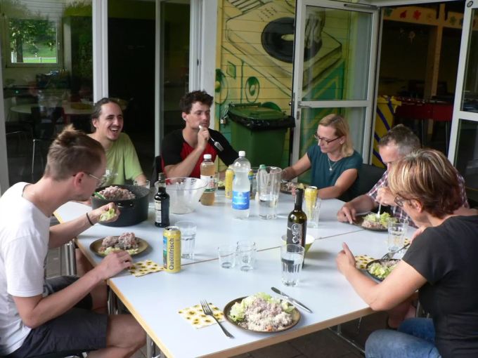 Teilnehmende der «Tour de Climat» wurden am Etappenort Küssnacht durch die SP und Unabhängige Küssnacht bewirtet. SP Küssnacht