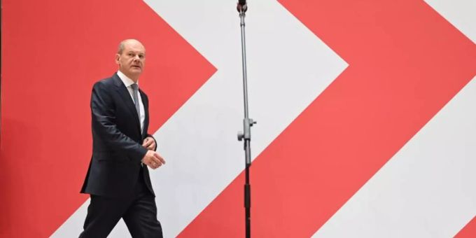SPD-Kanzlerkandidat Olaf Scholz: «Machen uns gemeinsam an die Arbeit.». Foto: Britta Pedersen/dpa SPD-Kanzlerkandidat Olaf Scholz: «Machen uns gemeinsam an die Arbeit.». Foto: Britta Pedersen/dpa