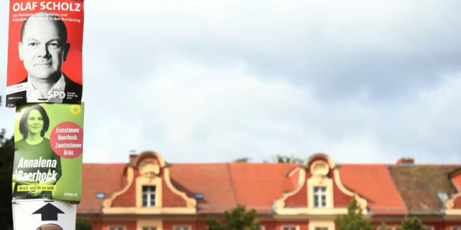 Wahlplakate in Potsdam