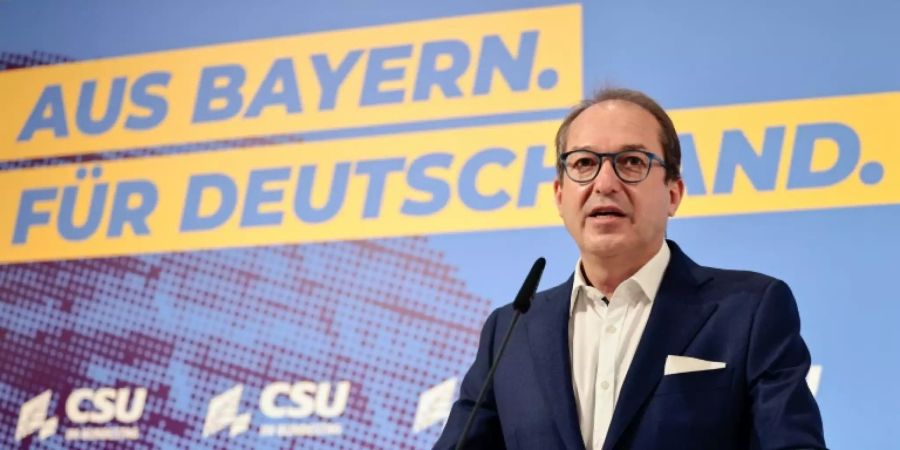 CSU-Landesgruppenchef Dobrindt