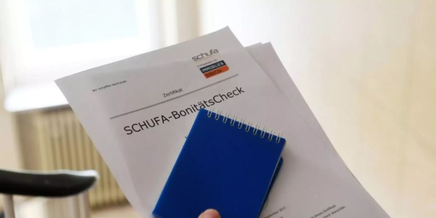 Unterlagen für Schufa-Bonitätscheck