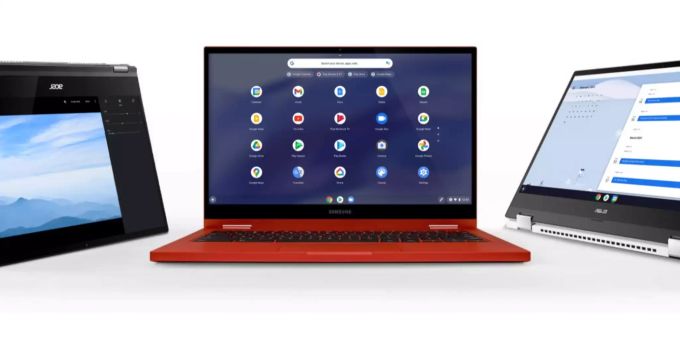 Chromebooks verschiedener Hersteller sind aktuell weniger gefragt. Google Chromebook Boom