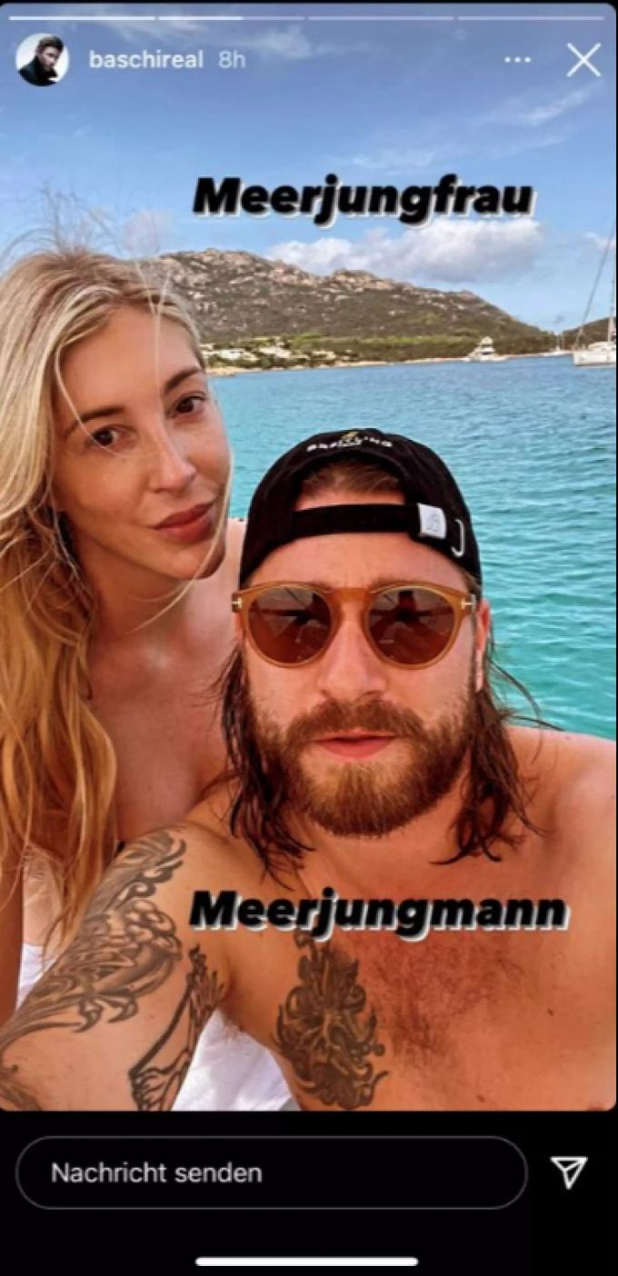 Baschi und seine Alana in den Flitterwochen. Baschi Alana Netzer